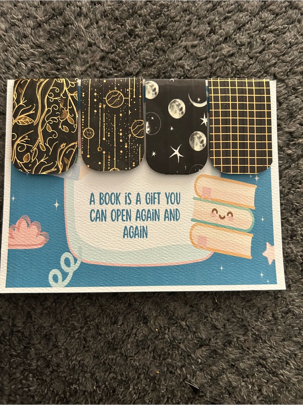 Handcrafted magnetic bookmarks